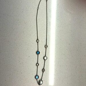 Ippolita 18” Sterling Silver multi stone necklace